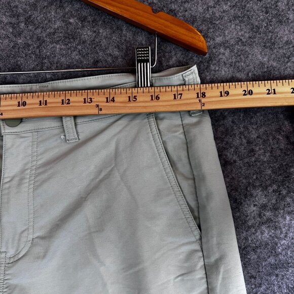 Adidas Pants Men 34x33 Beige Khaki Straight Golf Flat Front Outdoor Climalite - Picture 6 of 10